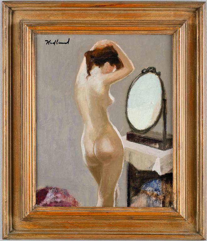 BÖRJE HEDLUND, olja på duk, signerad.