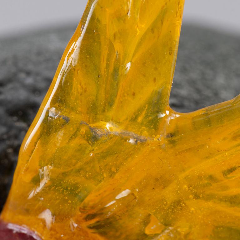 Kjell Engman, a unique glass sculpture 'Nobelman', Kosta Boda, Sweden.