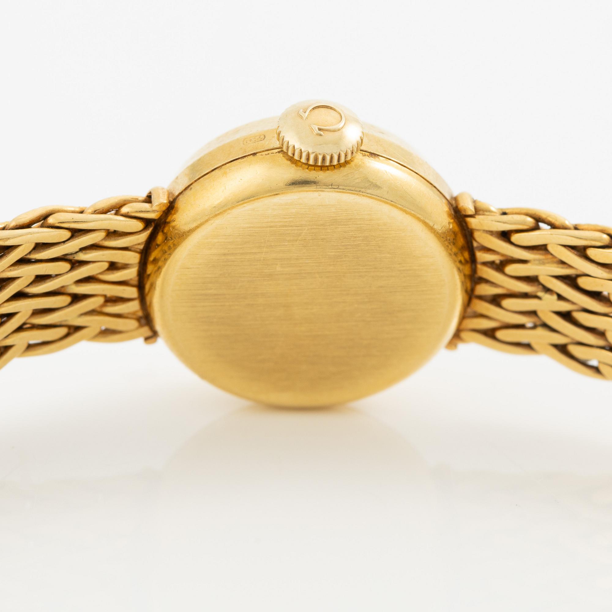 Omega, wristwatch, 18 mm.