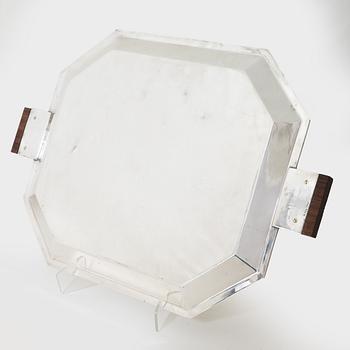 Kaffeservis, 5 delar, nysilver, Christofle Orfèvrerie Gallia, Paris, Frankrike, 1930-tal.