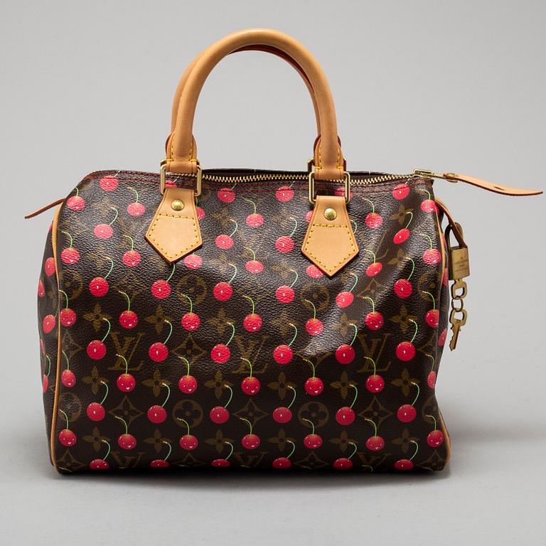 LOUIS VUITTON, "Monogram cerises cherry Speedy 25", limited edition s/s 2005.