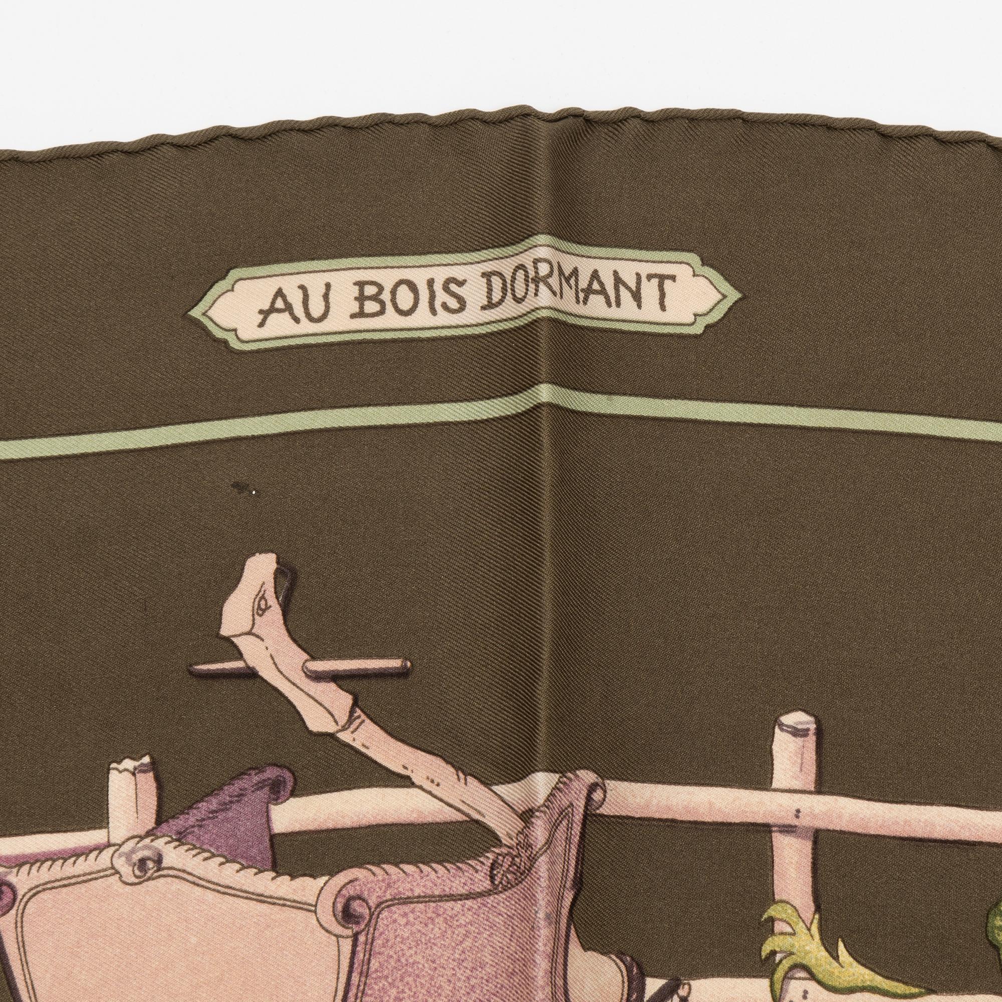 Hermès, scarf, "Au bois Dormant".