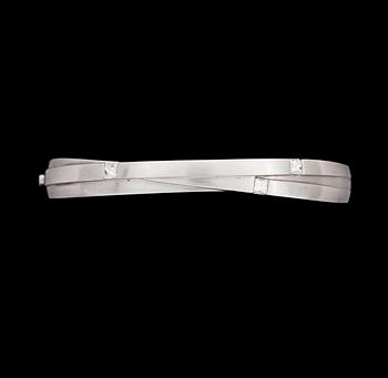 A platinum Boodle & Dunthorpe diamond bracelet, tot. app 0.54 cts.