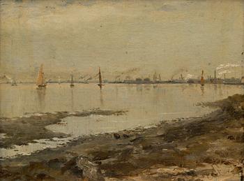 ALEX RAPP, Oil on panel, signed and dated a tergo 1892.