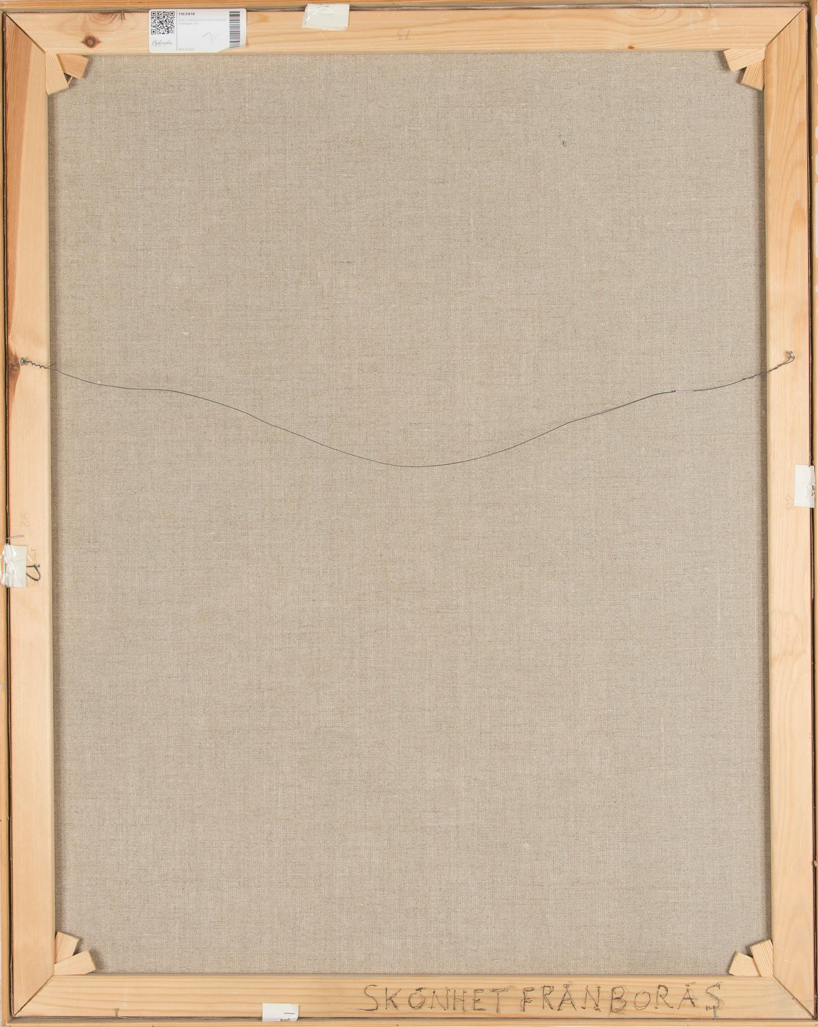 Stig (Slas) Claesson, Nainen sinisillä korvakoruilla.