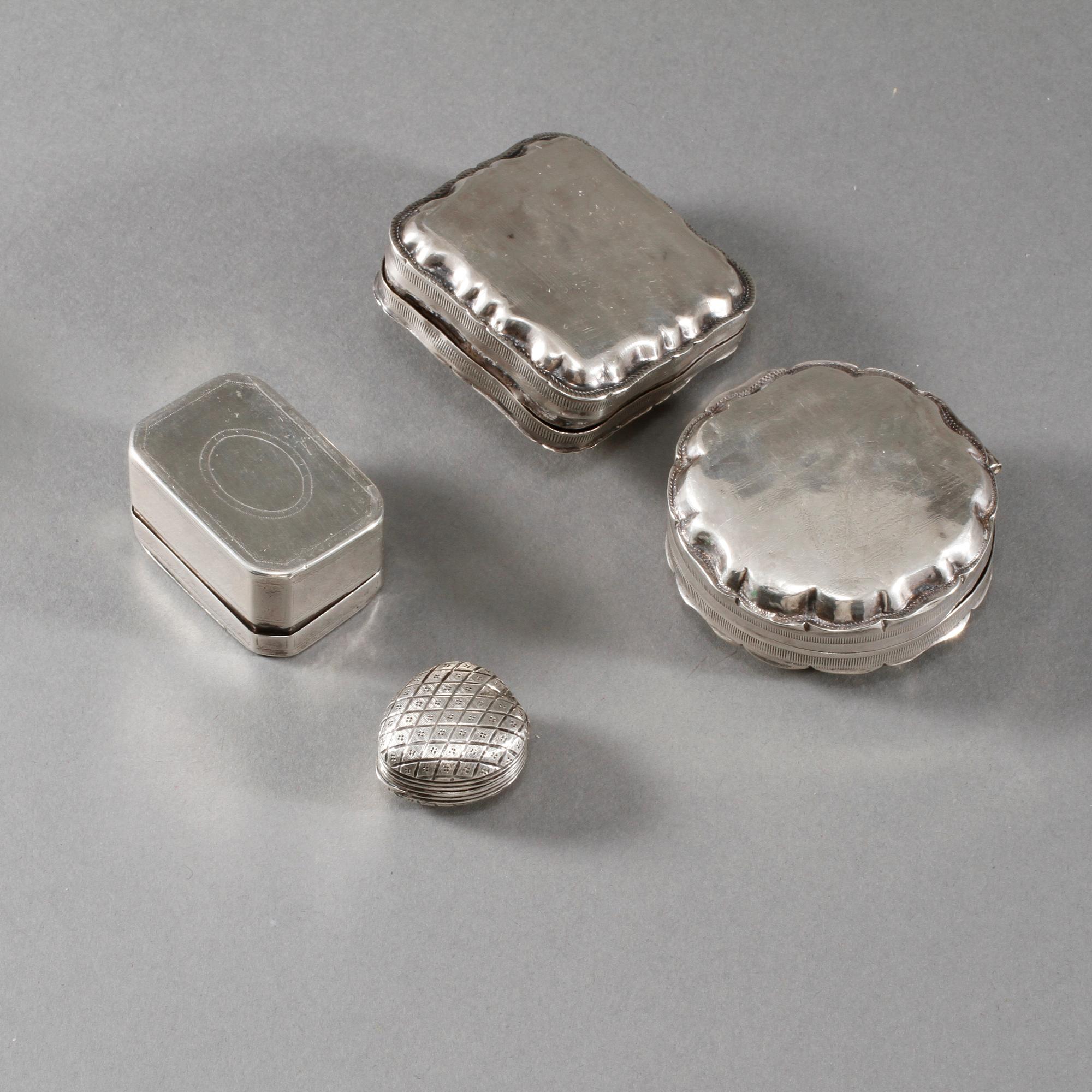 DOSOR, 4 st, silver, bl a Birmingham, 1798. Vikt 94 g.