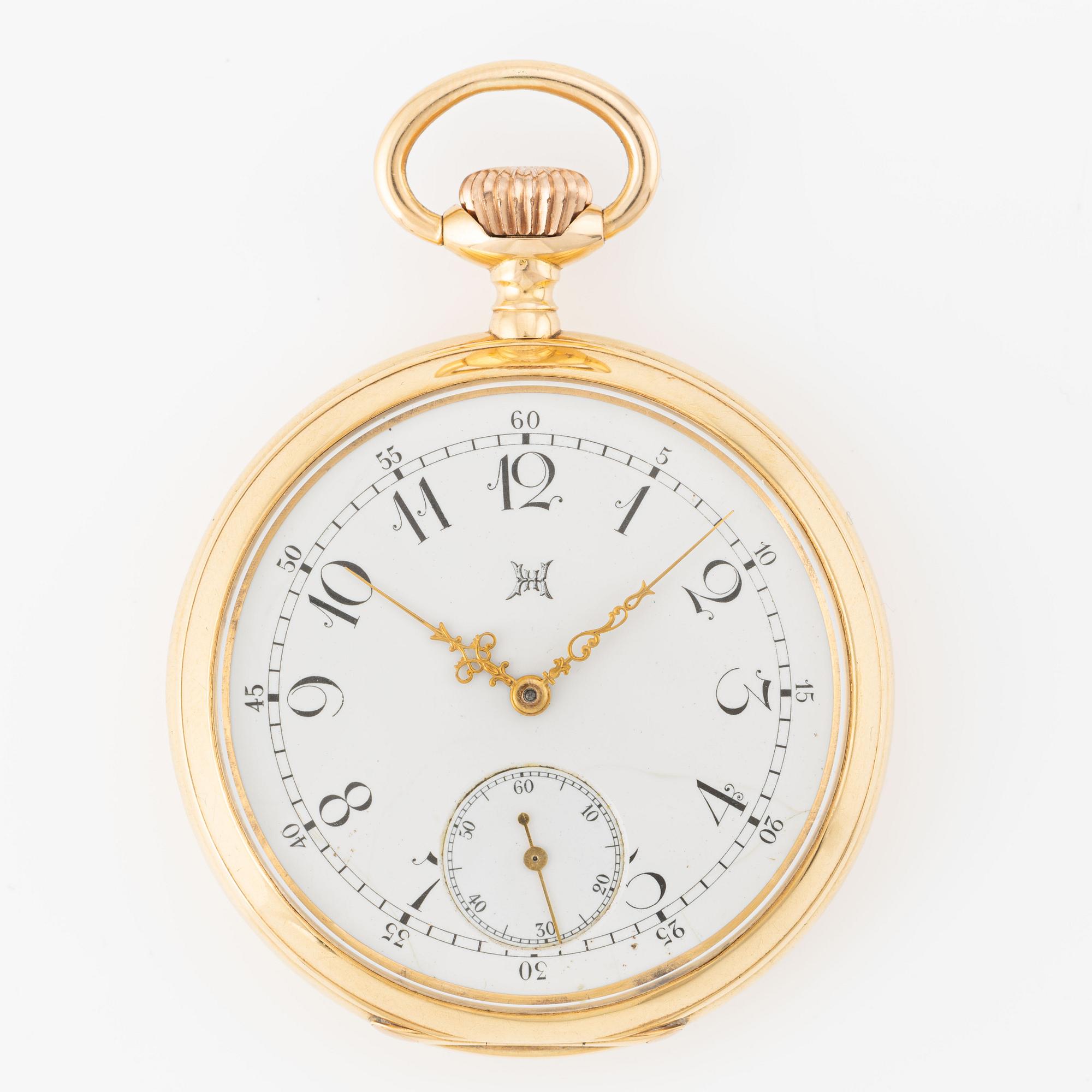 Halda, pocket watch, 50.5 mm.