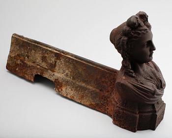 ELDHUNDAR, 1 par, gjutjärn, 1800-/1900-tal.