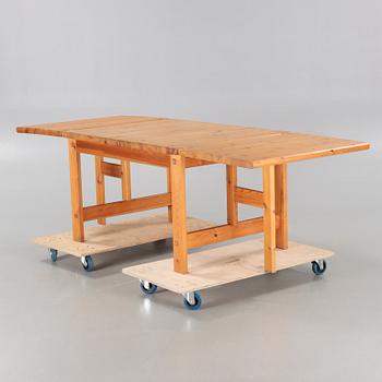 A leaf table, designed by Edvin Helseth approx 1970, made by Stange Bruk.