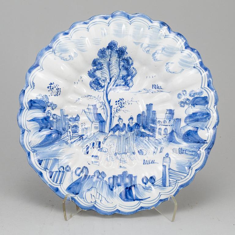A German s.k. 'Buckel-platte', 18th Century.