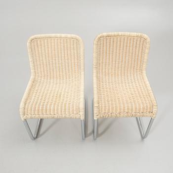 A. Lorenz, chairs, 8, Tecta, second half of the 20th century.