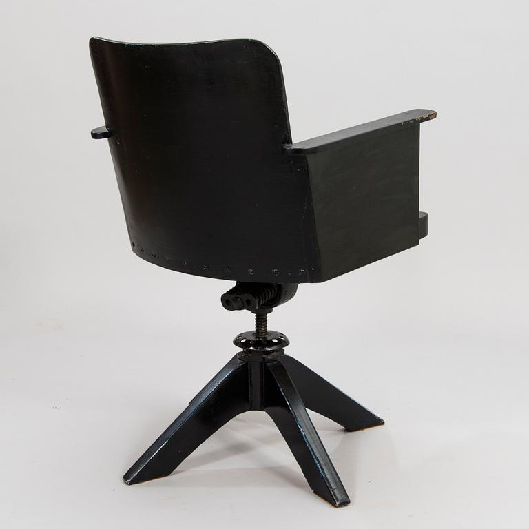 WERNER WEST, a 1930's desk chair for Wilhelm Schaumann Oy, Finland.