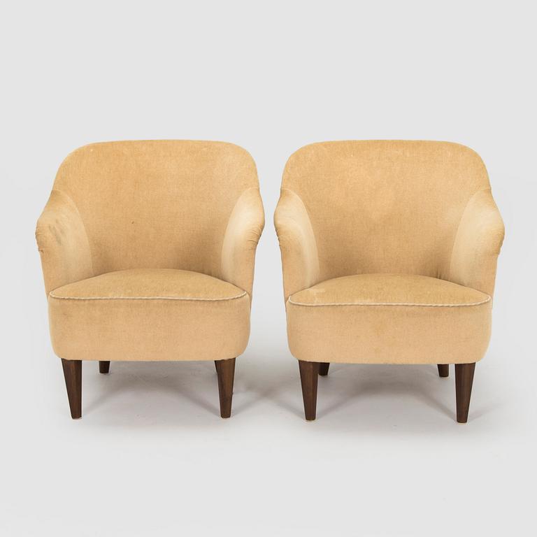 A mid-20th century armchairs.