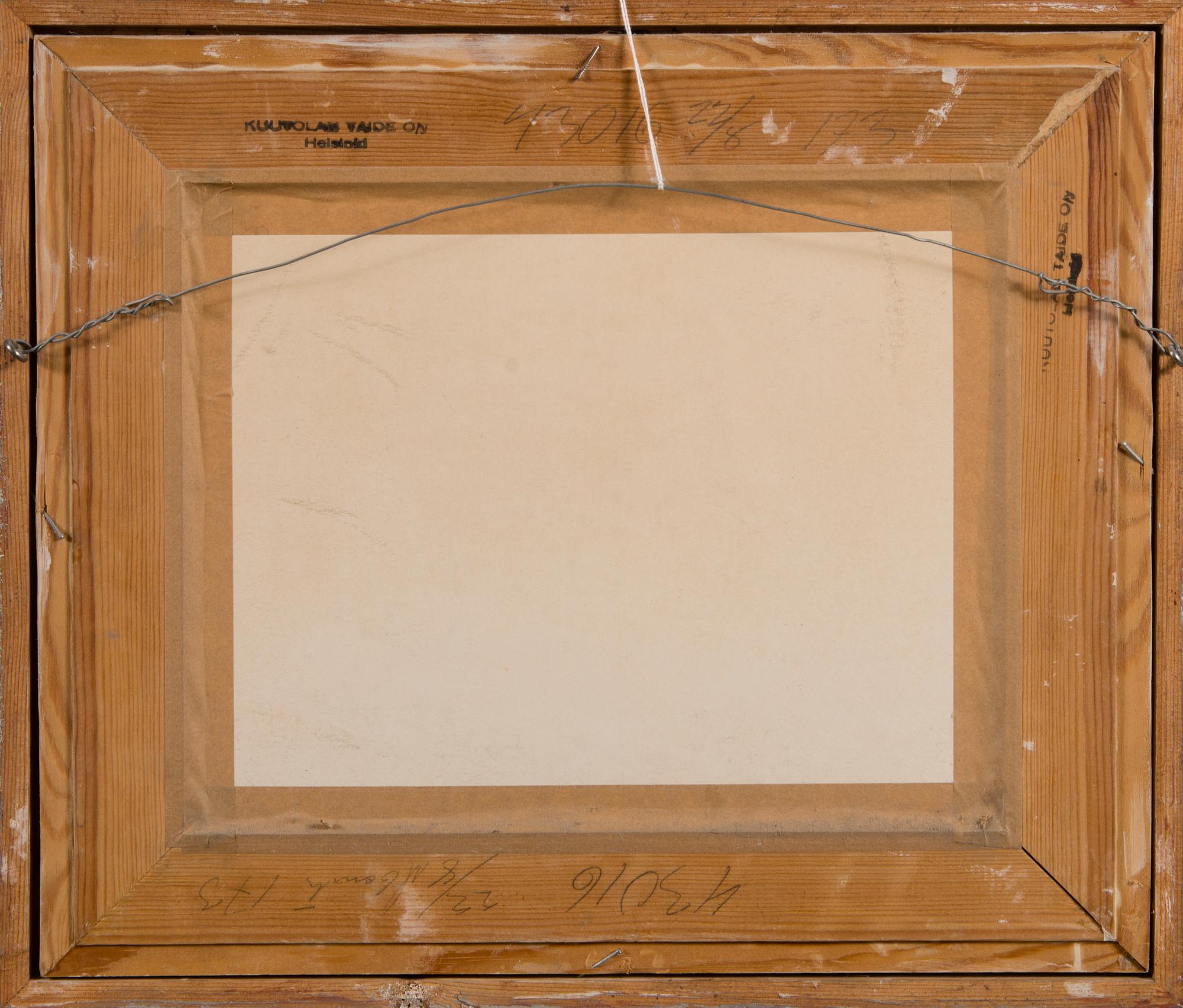 HELGE DAHLMAN, oil on panel, signed and dated -61.