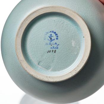 Wilhelm Kåge, an "Aria" ceramic lidded bowl Gustavsberg 1930s.