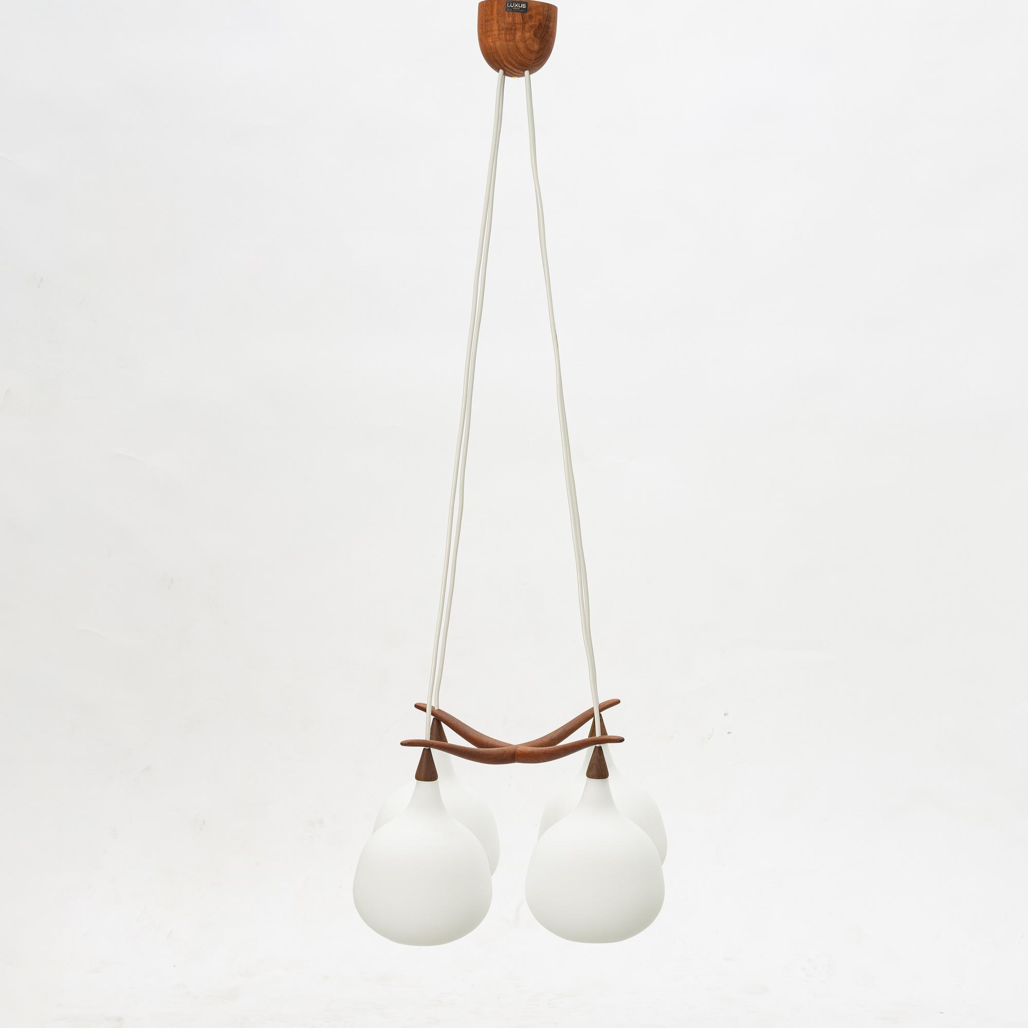 Uno & Östen Kristiansson, taklampa, modell A29Luxus, Vittsjö, 1950-tal.