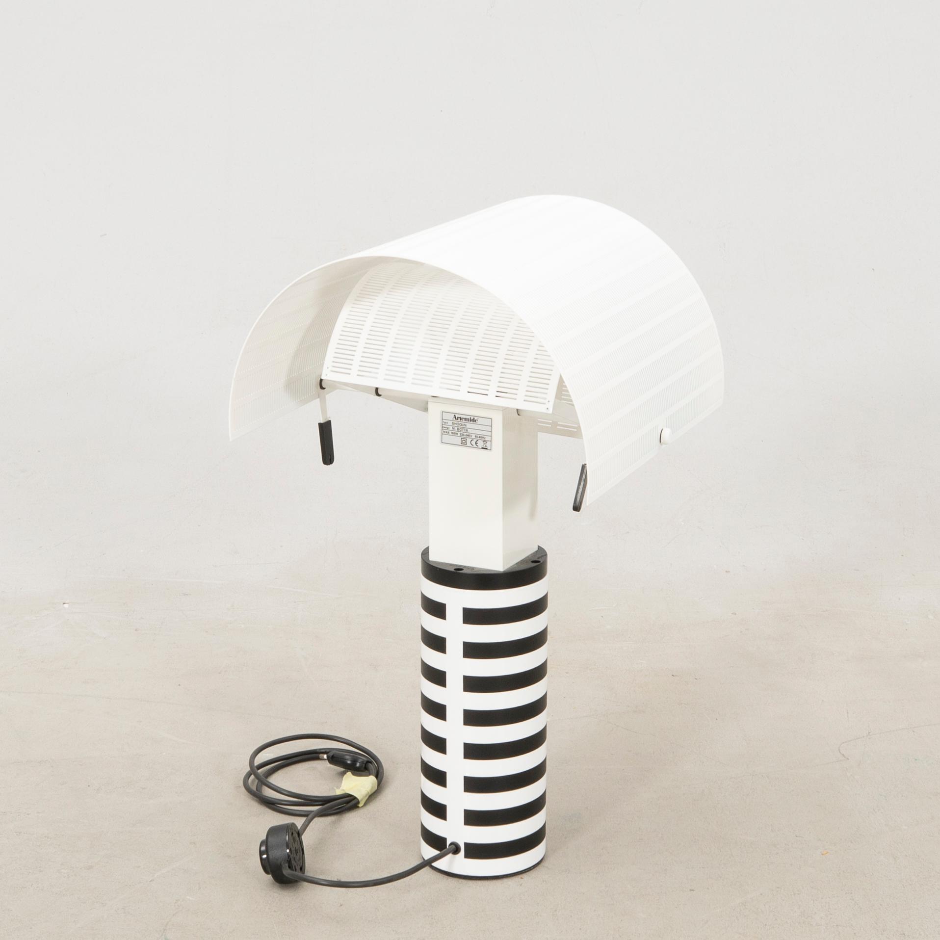 Mario Botta, "Shogun", table lamp for Artemide, late 20th century.