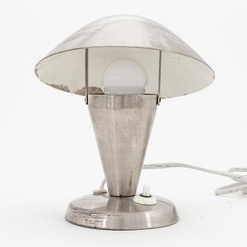 Josef Hurka, bordslampa, Napako, Tjeckoslovakien, 1930-tal.