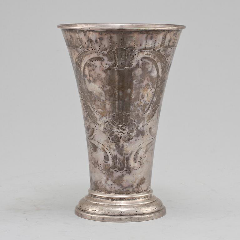 POKAL, silver, C G Hallberg, Stockholm, 1937. Vikt 270 g.