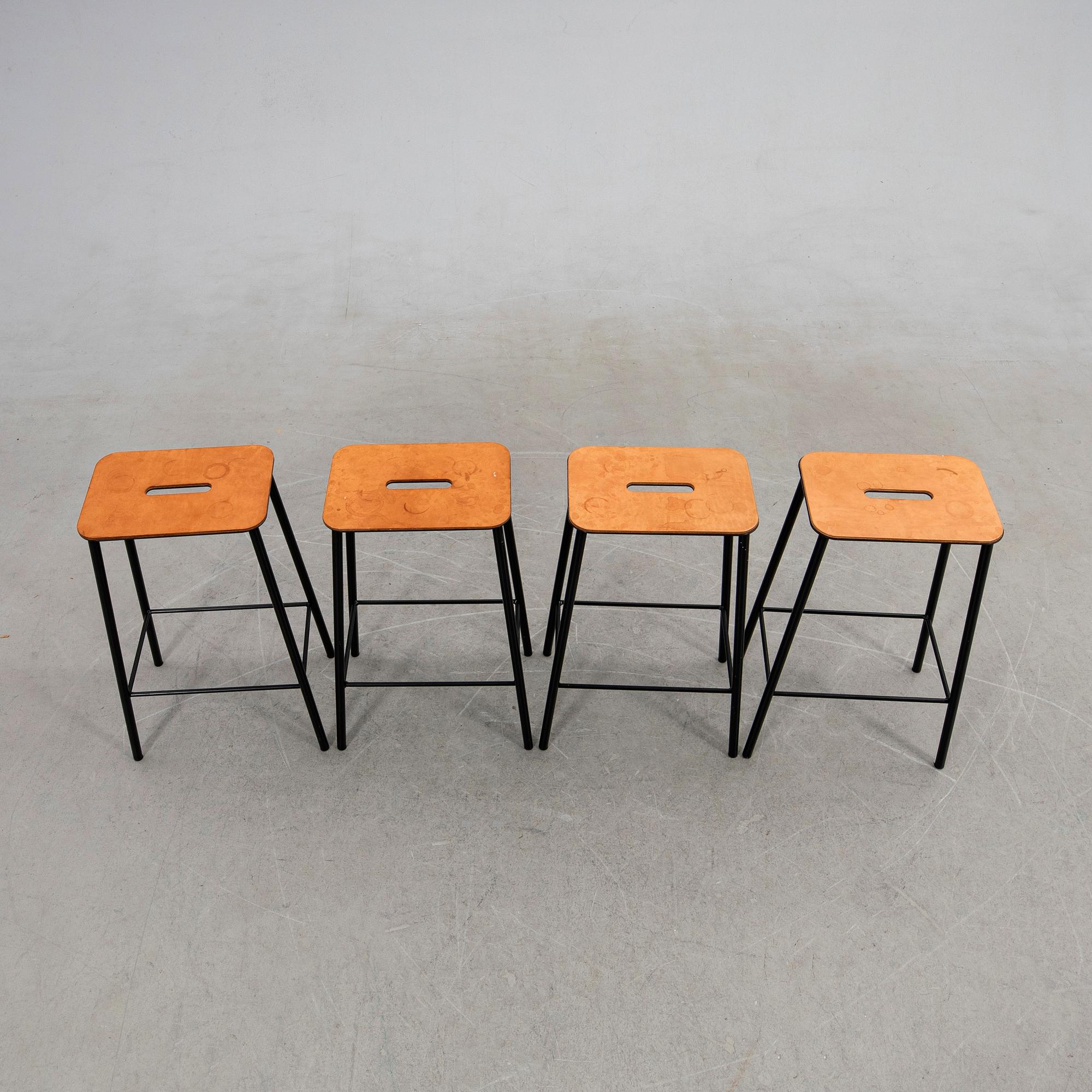Toke Lauridsen, chairs/stools, 4 pcs, "Adam Stool", Frama, Denmark.