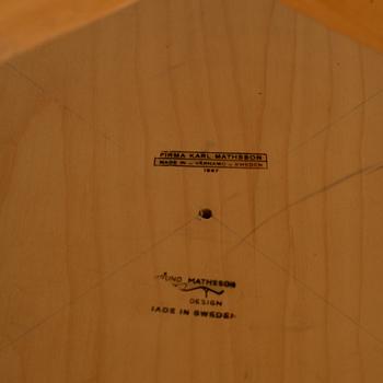 Bruno Mathsson, an 'Annika' coffee table, Firma Karl Mathsson, 1967.