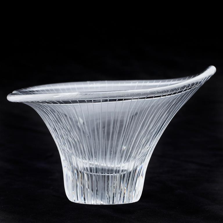 VAS, glas, "Kantarelli", sign Tapio Wirkkala, Iittala, 1950-tal.