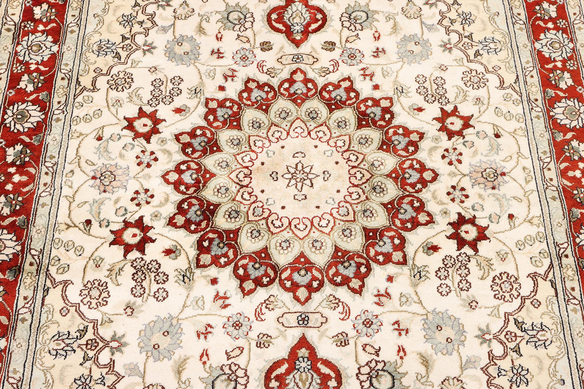 A carpet, Turkey, silk, c. 180 x 120 cm.