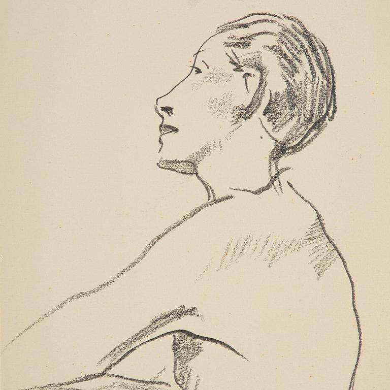 Lotte Laserstein, Traute in profile.