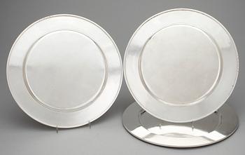 KUVERTTALLRIKAR, 3 st, sterlingsilver, Mexico. Tot ca 1670 gram.