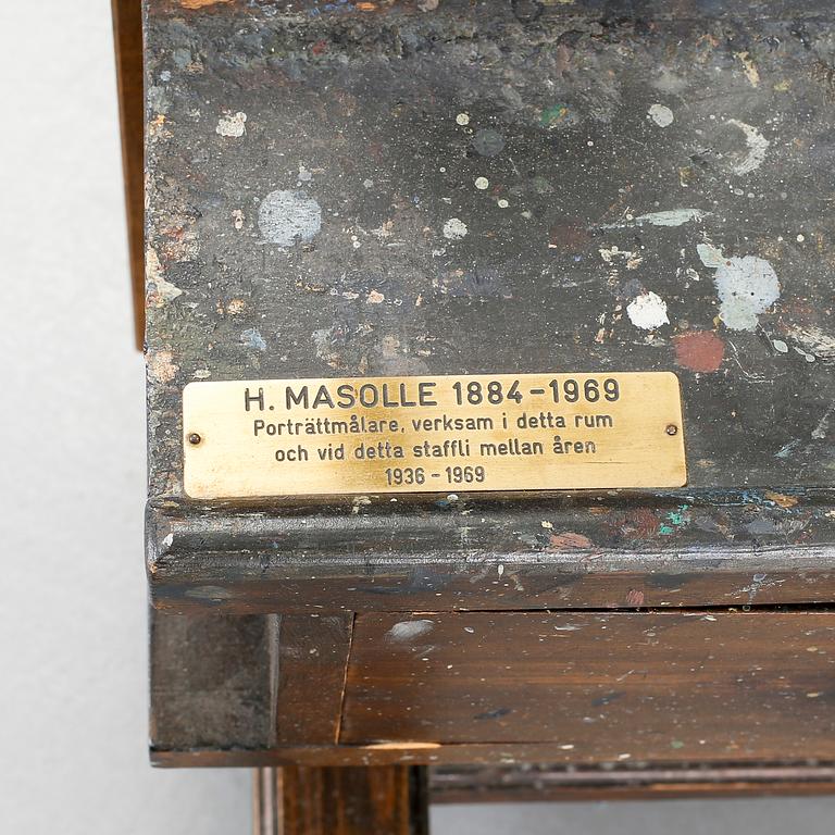 ATELJÉSTAFFLI, trä, 1900-talets mitt.