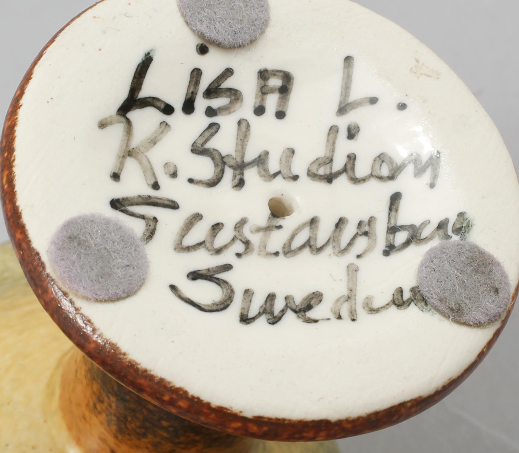 FIGURINER, 2 st, stengods, Lisa Larson, Gustavsberg, 1900-talets andra hälft.