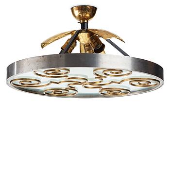 245. Lars Holmström, a Swedish Grace chandelier, Arvika Sweden 1920-30's.