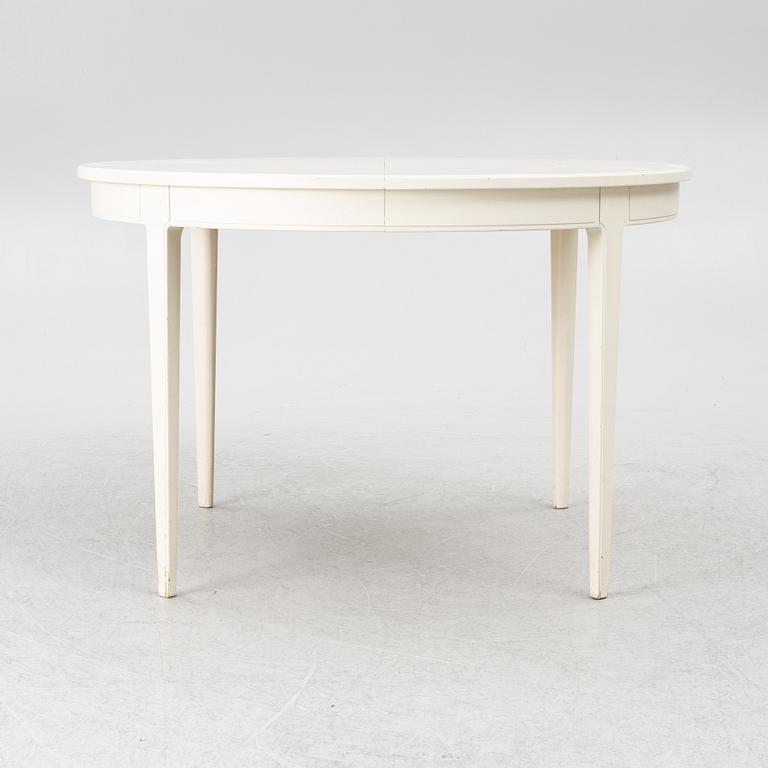 Carl Malmsten, matbord, "Herrgården" samt sex stolar "Nya Guldheden", Bodafors samt Åfors Möbelfabrik.