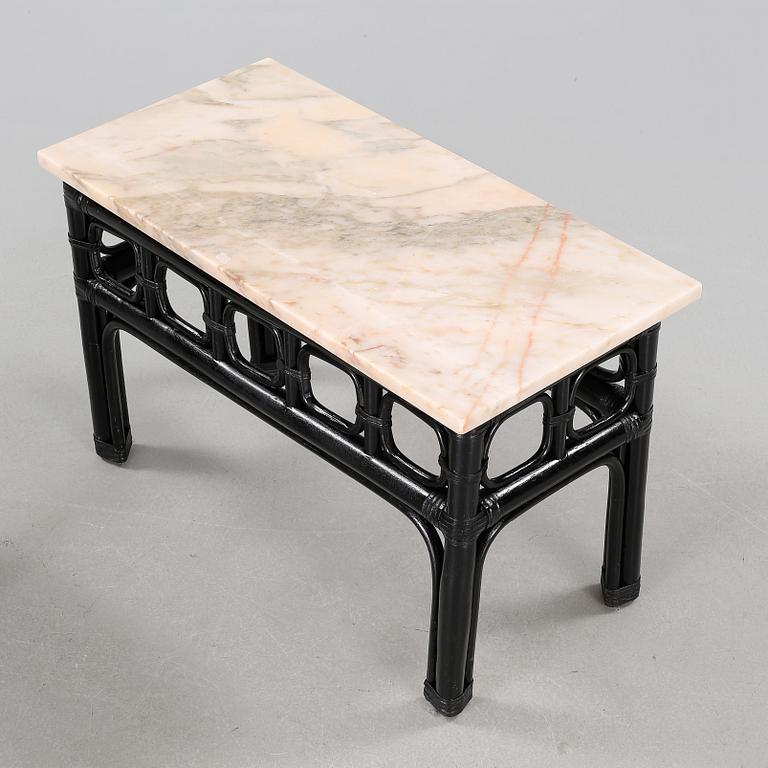 A pair of side tables, second half of the 20th century.