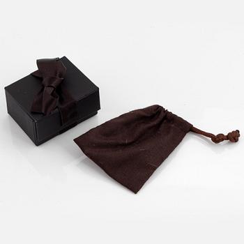 OLE LYNGGAARD, sweet drops charm, silver with brilliant-cut diamond.