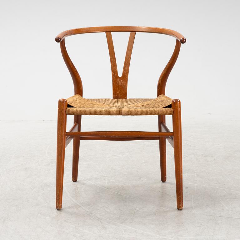 Hans J Wegner, a beech 'Y-chair' Carl Hansen & Son, Denmark.