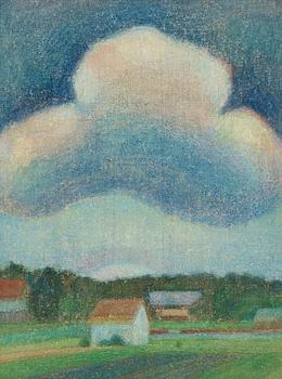 645. Stefan Johansson, Landscape with cloud.