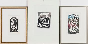 Soledad Chuaqui, nimettömiä töitä, 3 kpl.