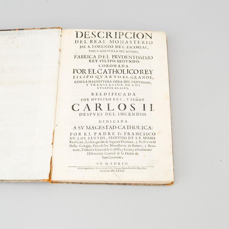 BOK. Med 9 stycken graverade planscher, 1681.