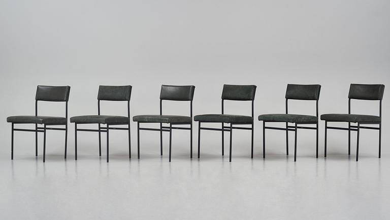 Cees Braakman, a set of six chairs model "SM07", Pastoe, Holland, 1960s-70s.