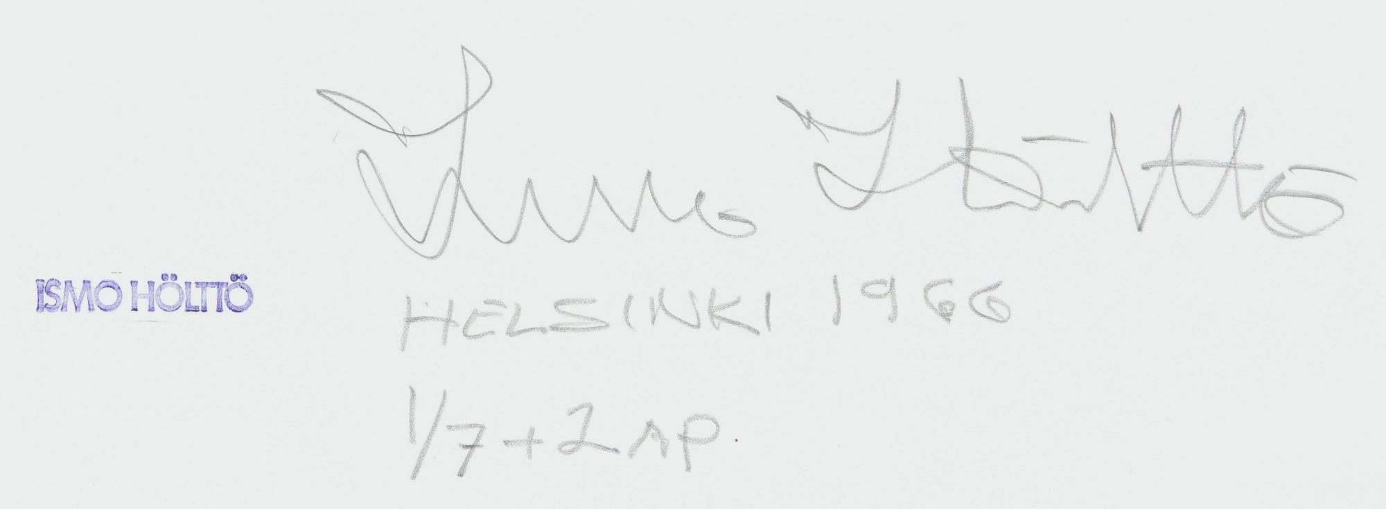 Ismo Hölttö, "Katajanokka, Helsinki 1966".