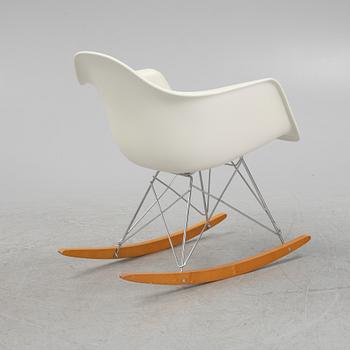 Charles and Ray Eames, rocking chair, "Eames Plastic Armchair RAR", Vitra, 21st century.