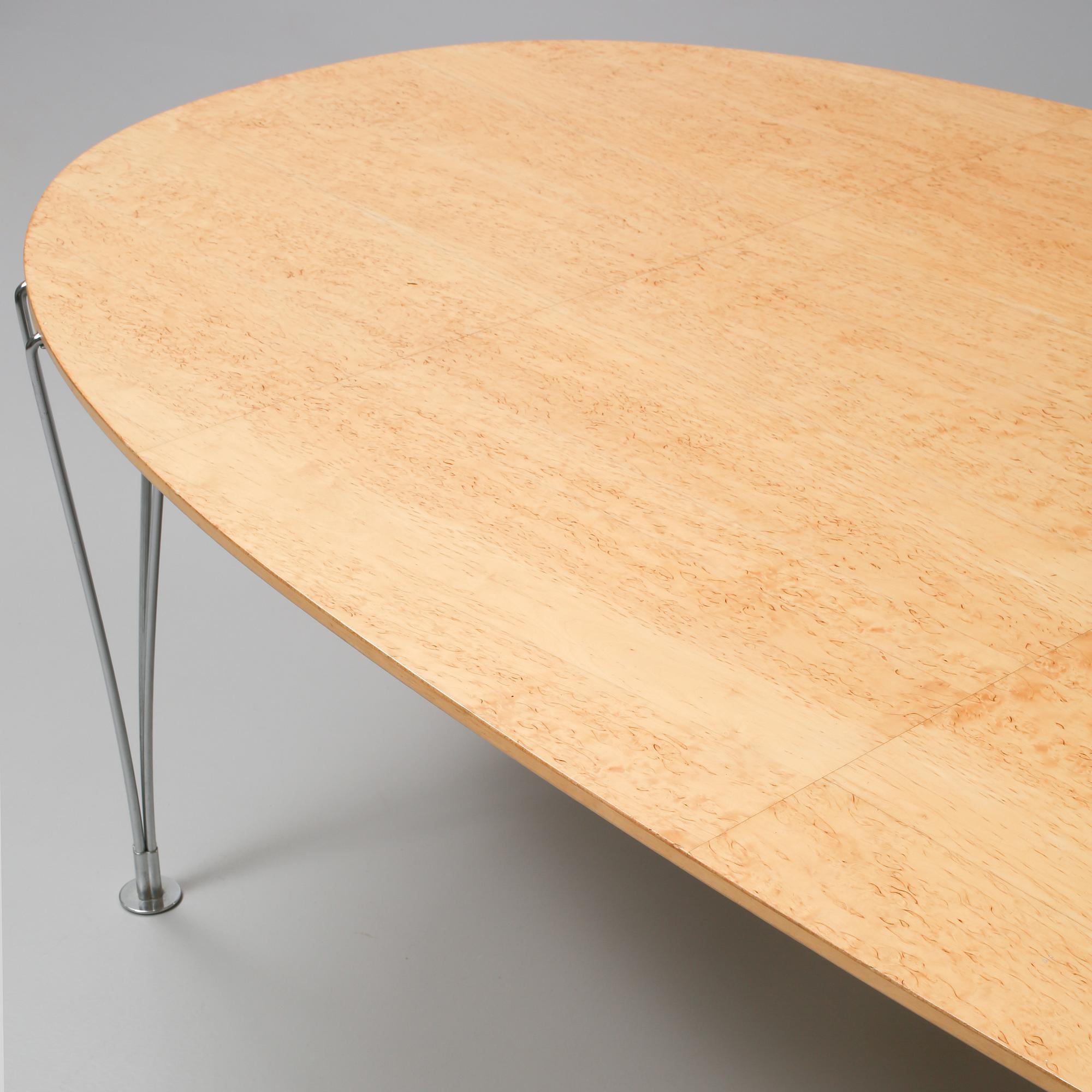 BORD, "Superelips", Bruno Mathsson och Piet Hein, Fritz Hansen, formgivet 1964.