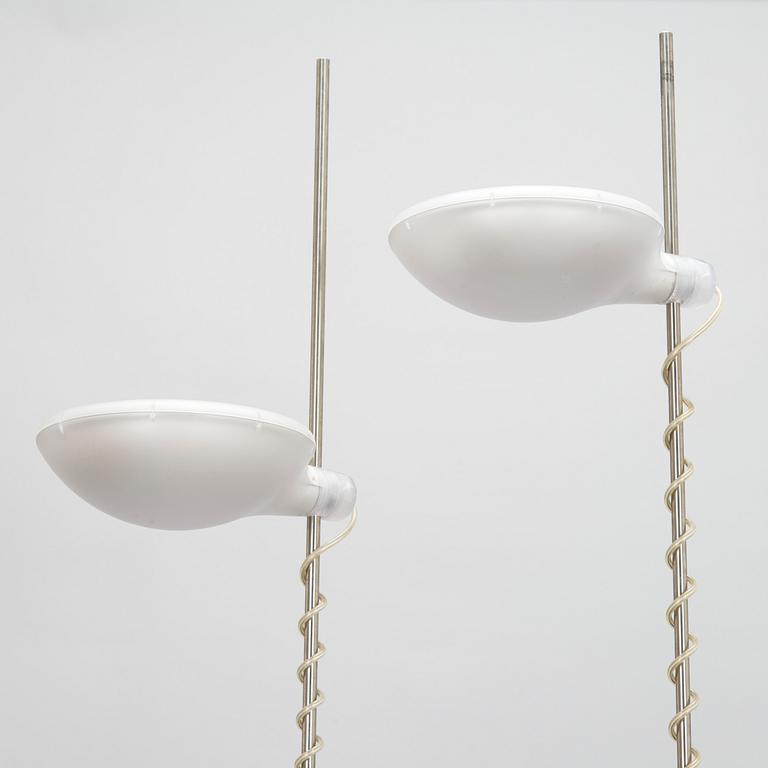 Jasper Morrison, golvlampor, ett par, "Luxmaster", Flos, Italien, 2000-talets början.