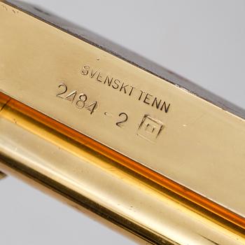 VÄGGLAMPA, mässing, Josef Frank, Firma Svenskt Tenn, modell 2484-2.