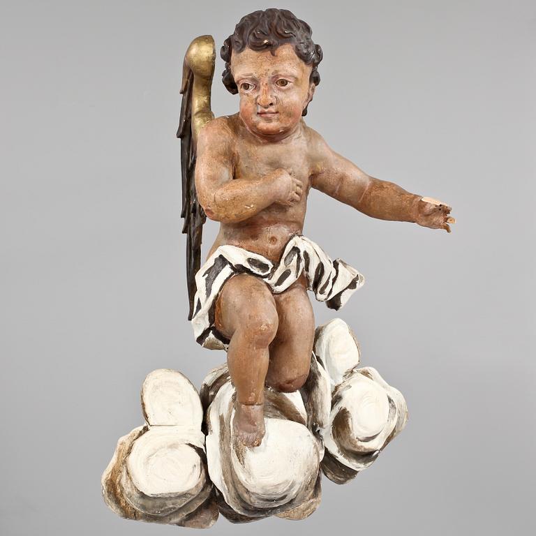 SKULPTUR, barock/barockstil, delvis 1700-tal.