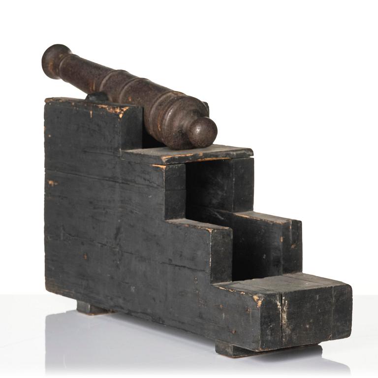 A pair of salute cannons, presumably 19th century.