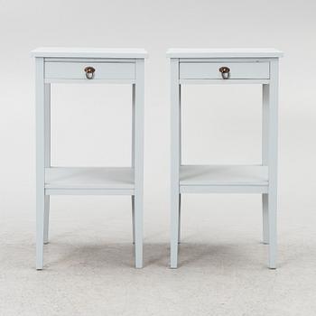 A pair of nightstands, 20th century.