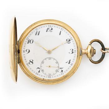 Pocket watch, hunter, 49 mm.