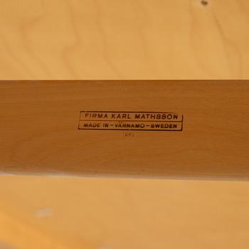 Bruno Mathsson, a 'Berlin' daybed, "Berlin", Firma Karl Mathsson, Värnamo, 1962.